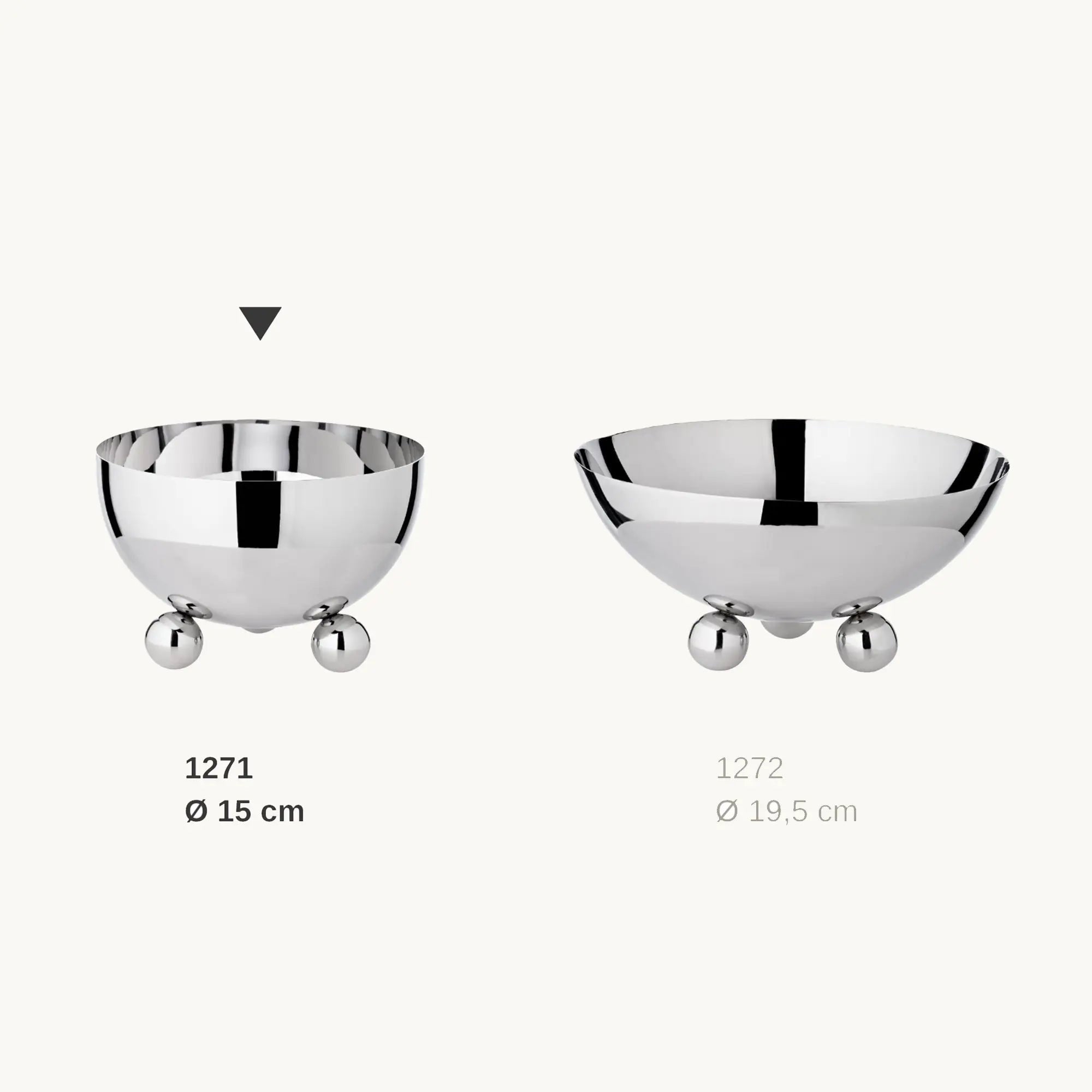 Tigela CHICAGO em Aço Inoxidável 15 cm prata – imagem 6