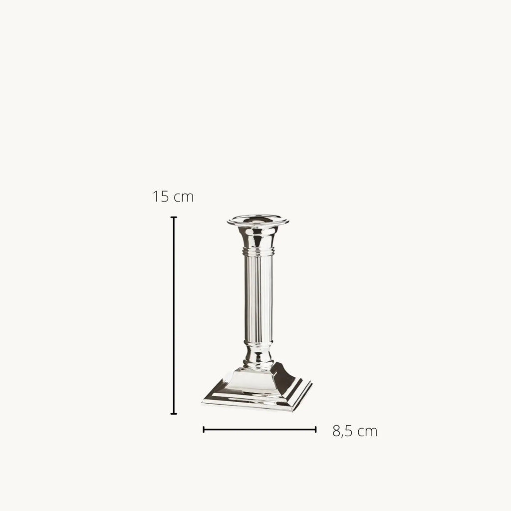Porta-Velas LINCOLN em Metal prata – imagem 7