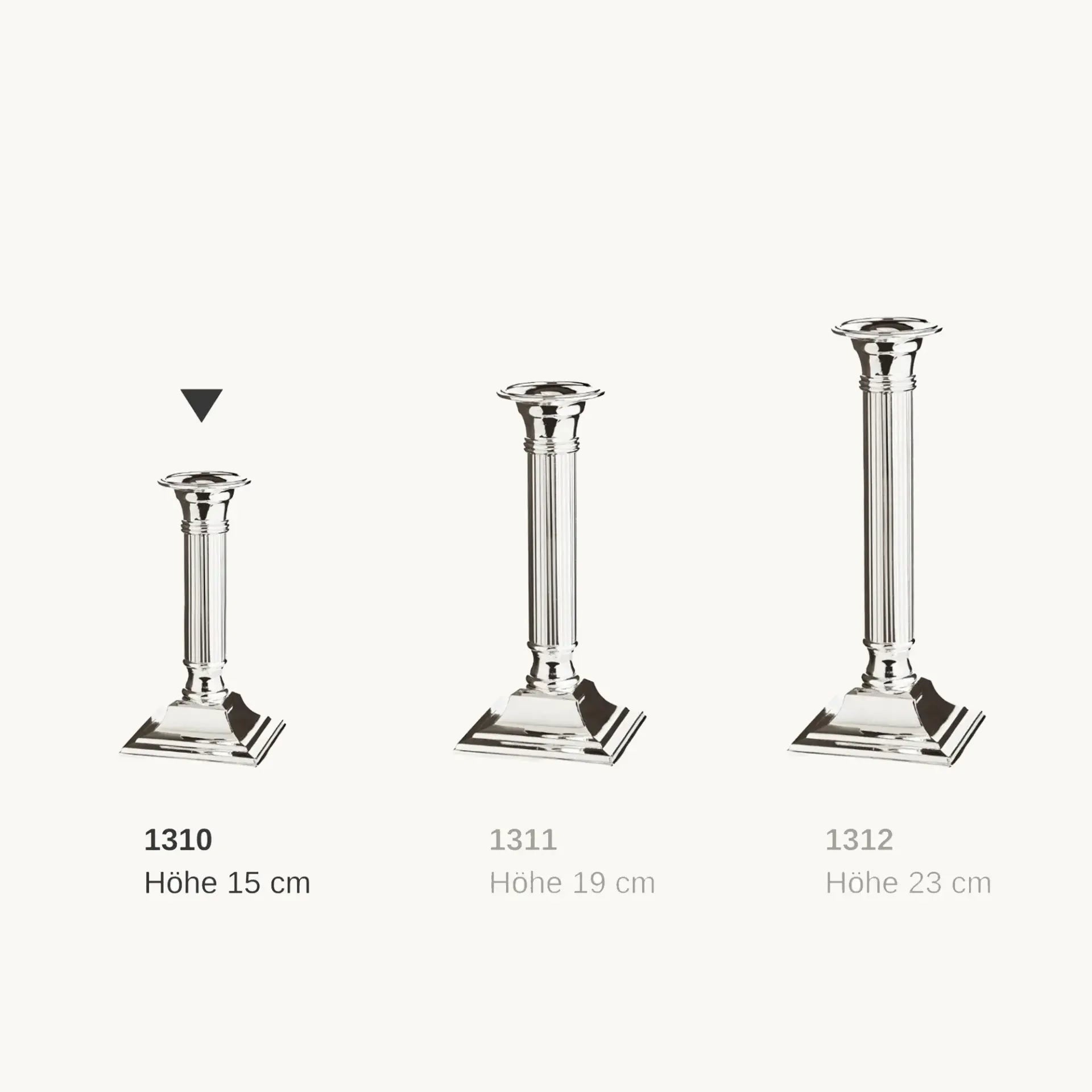 Porta-Velas LINCOLN em Metal prata – imagem 6