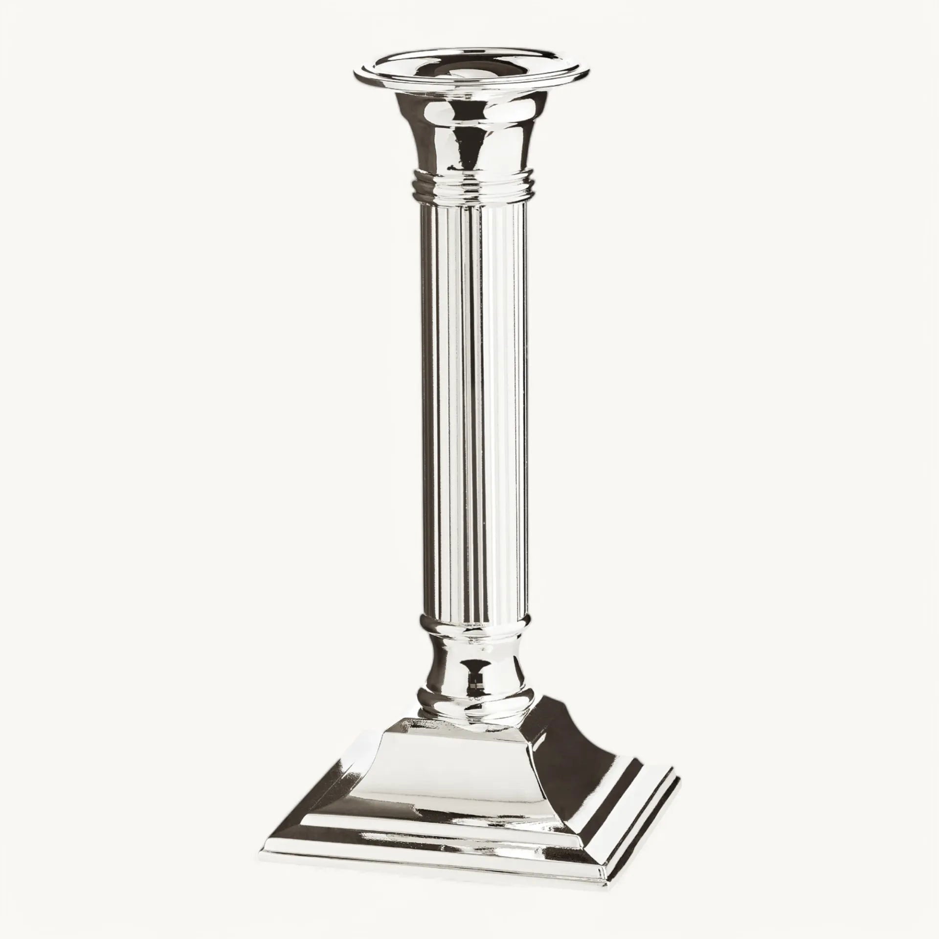 Porta-Velas LINCOLN em Metal prata