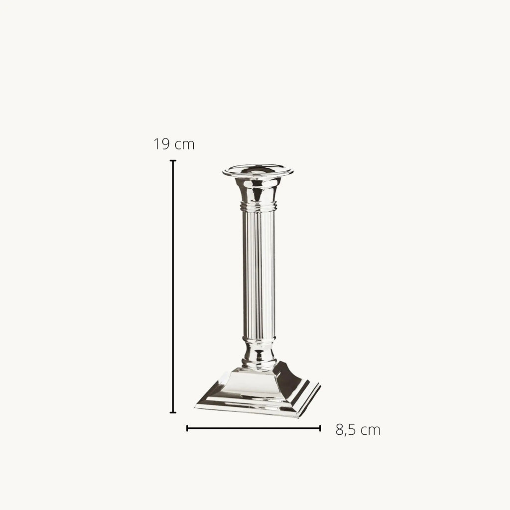 Porta-Velas LINCOLN em Metal prata – imagem 9