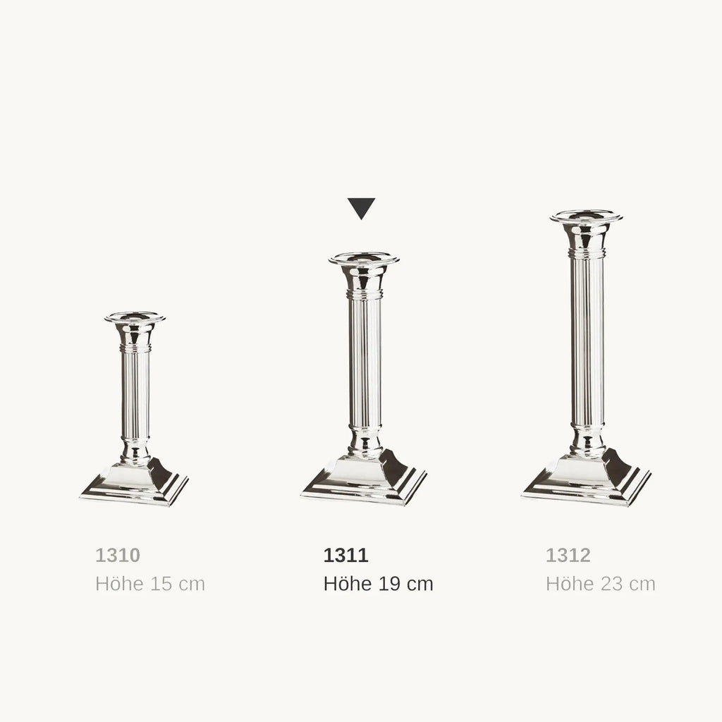Porta-Velas LINCOLN em Metal prata – imagem 8
