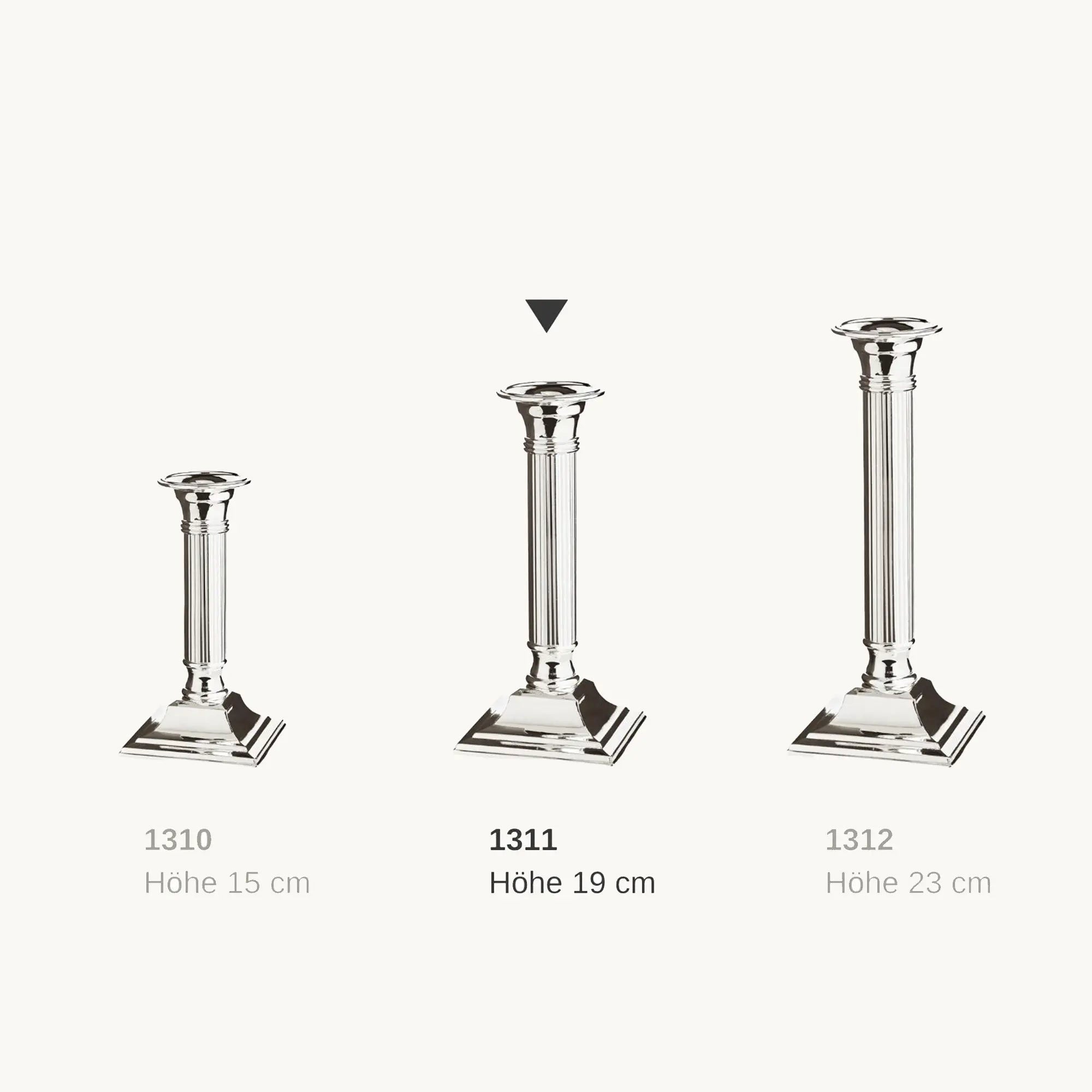 Porta-Velas LINCOLN em Metal prata – imagem 8