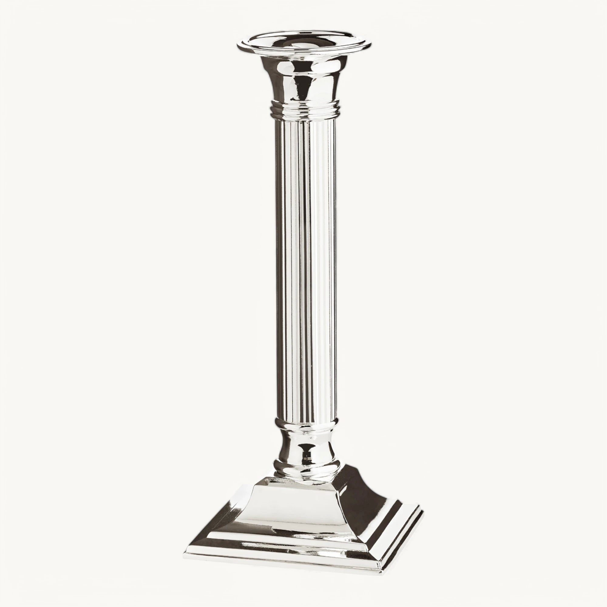 Porta-Velas LINCOLN em Metal prata – imagem 2