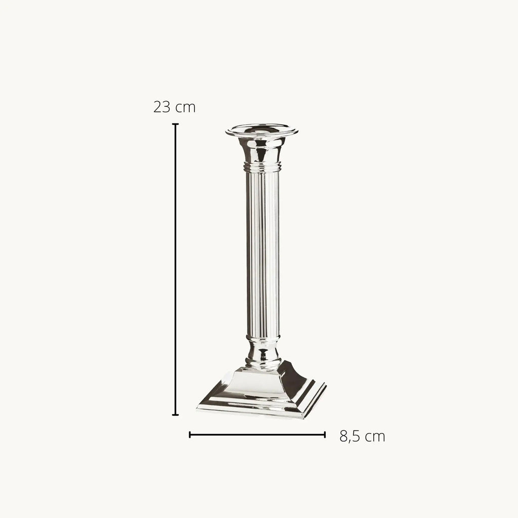 Porta-Velas LINCOLN em Metal prata – imagem 11