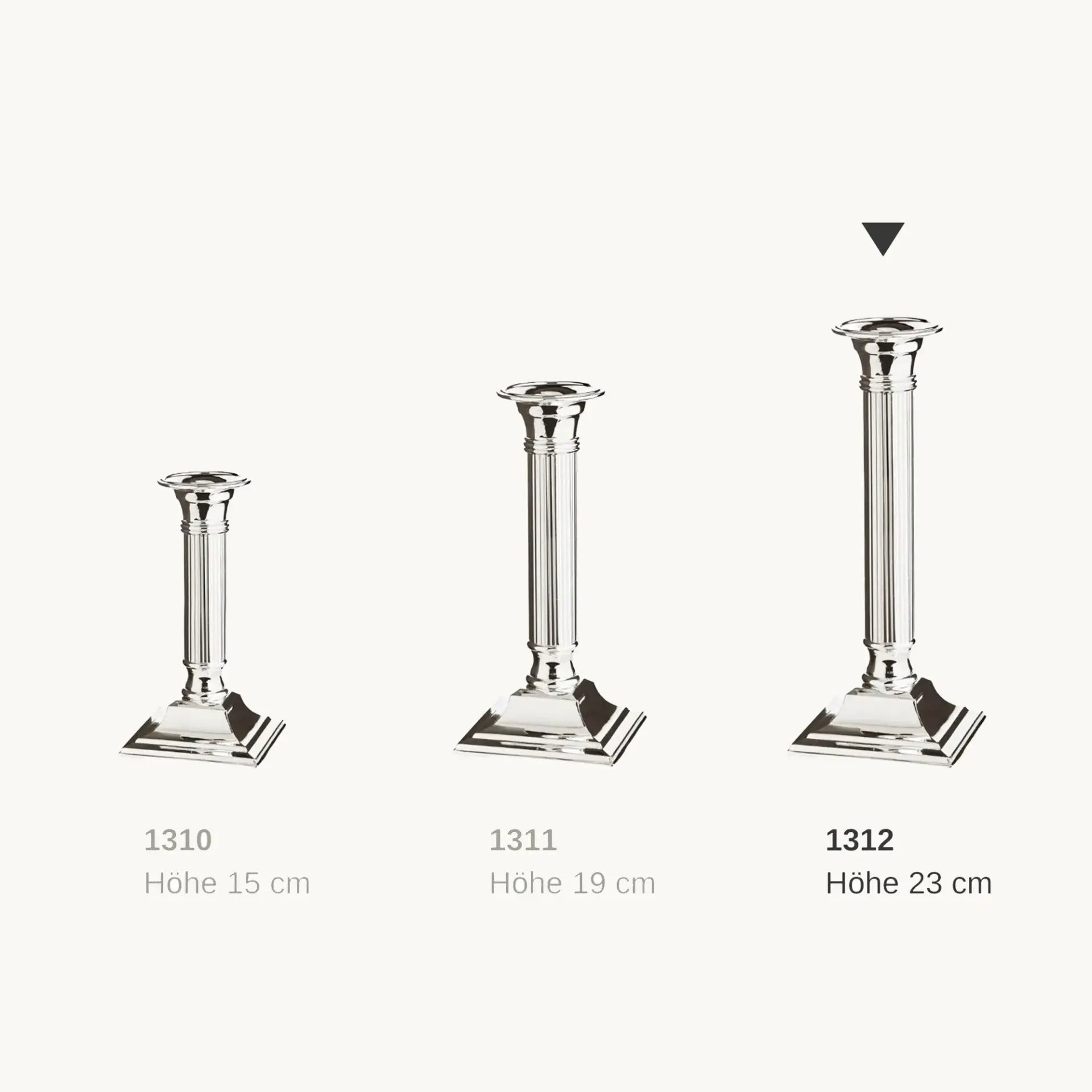 Porta-Velas LINCOLN em Metal prata – imagem 10