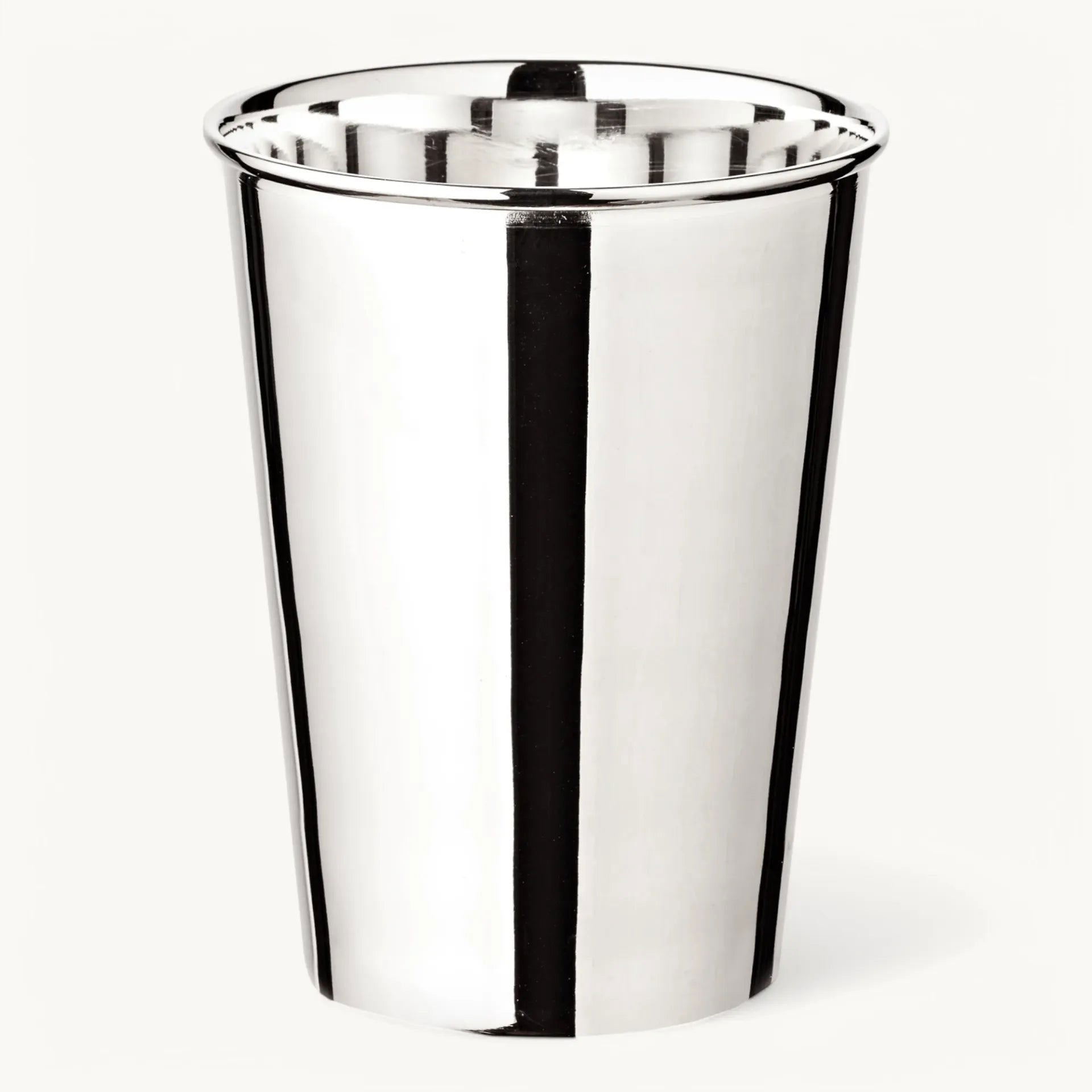Conjunto 2 Copos MIDO 10 cm prata e preto – imagem 2