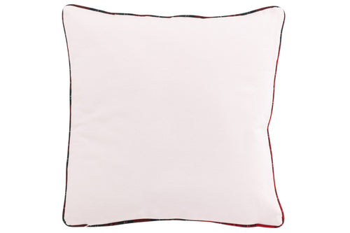 Almofada decorativa de Natal em algodão branco e vermelho, vista 2