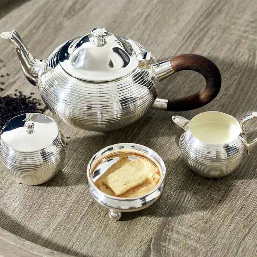 Conjunto 3 Tigelas SANTA em Prata 8 cm prata – imagem 4