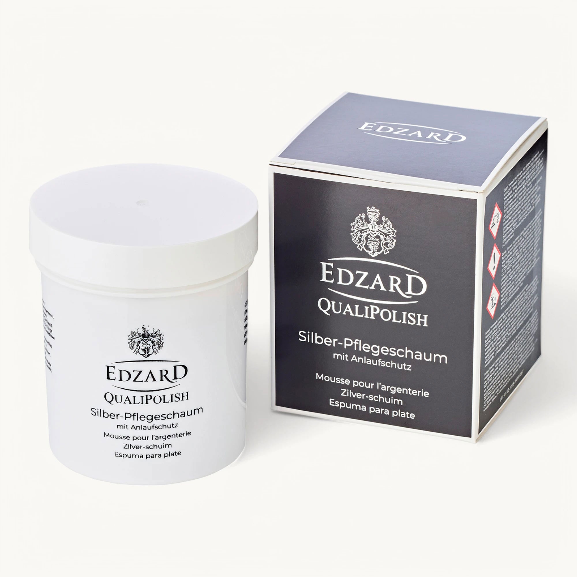 Espuma de limpeza para prata em frasco 200g