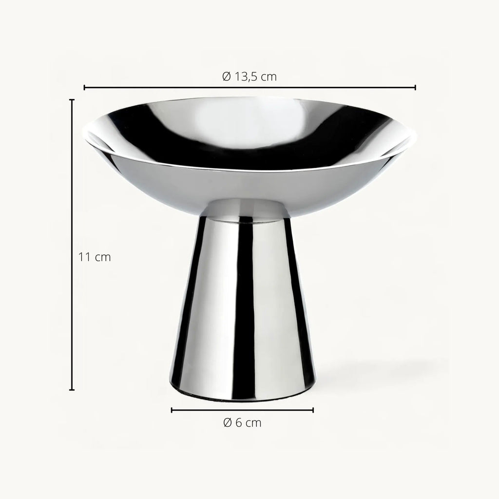 Tigela MALIBU Prateada 13,5 cm prata