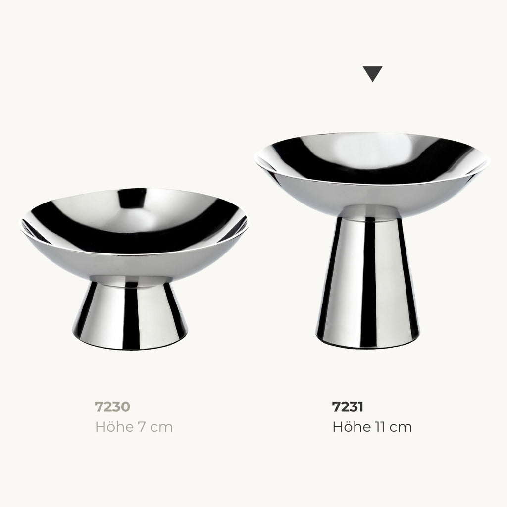Tigela MALIBU Prateada 13,5 cm prata – imagem 2