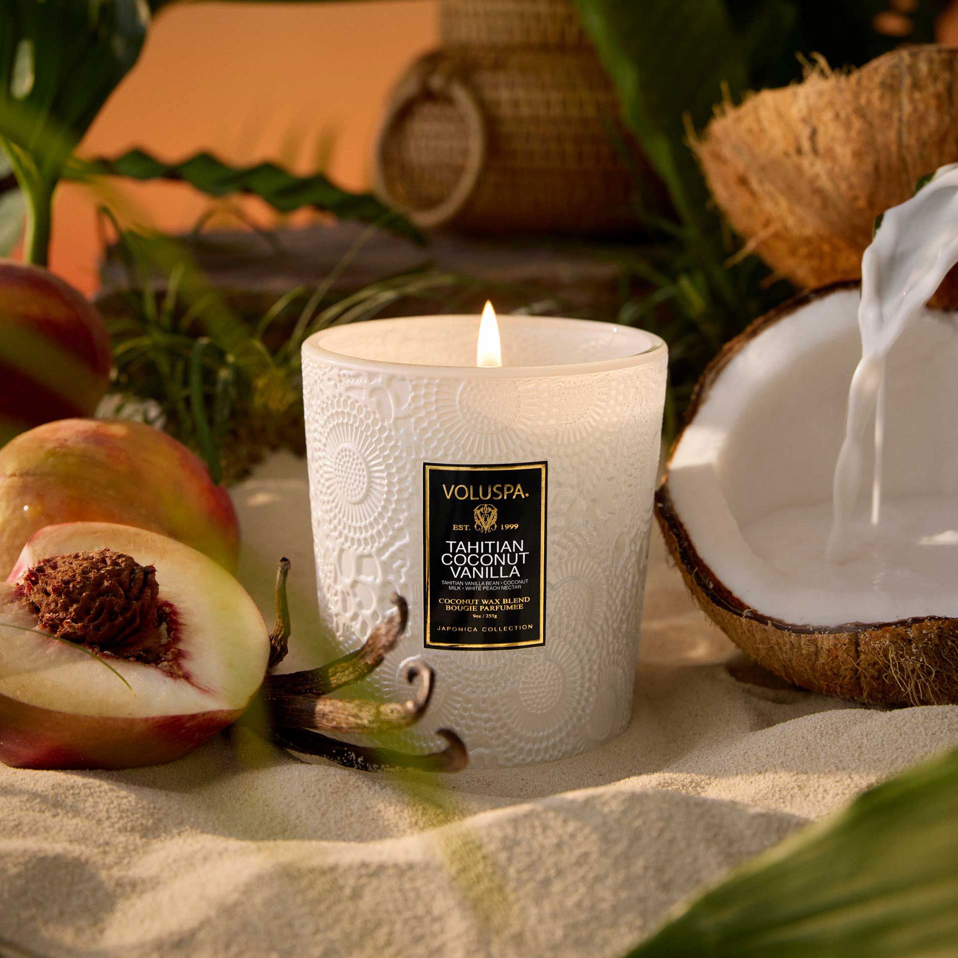 Vela Perfumada Classic TAHITIAN COCONUT VANILLA – imagem 3