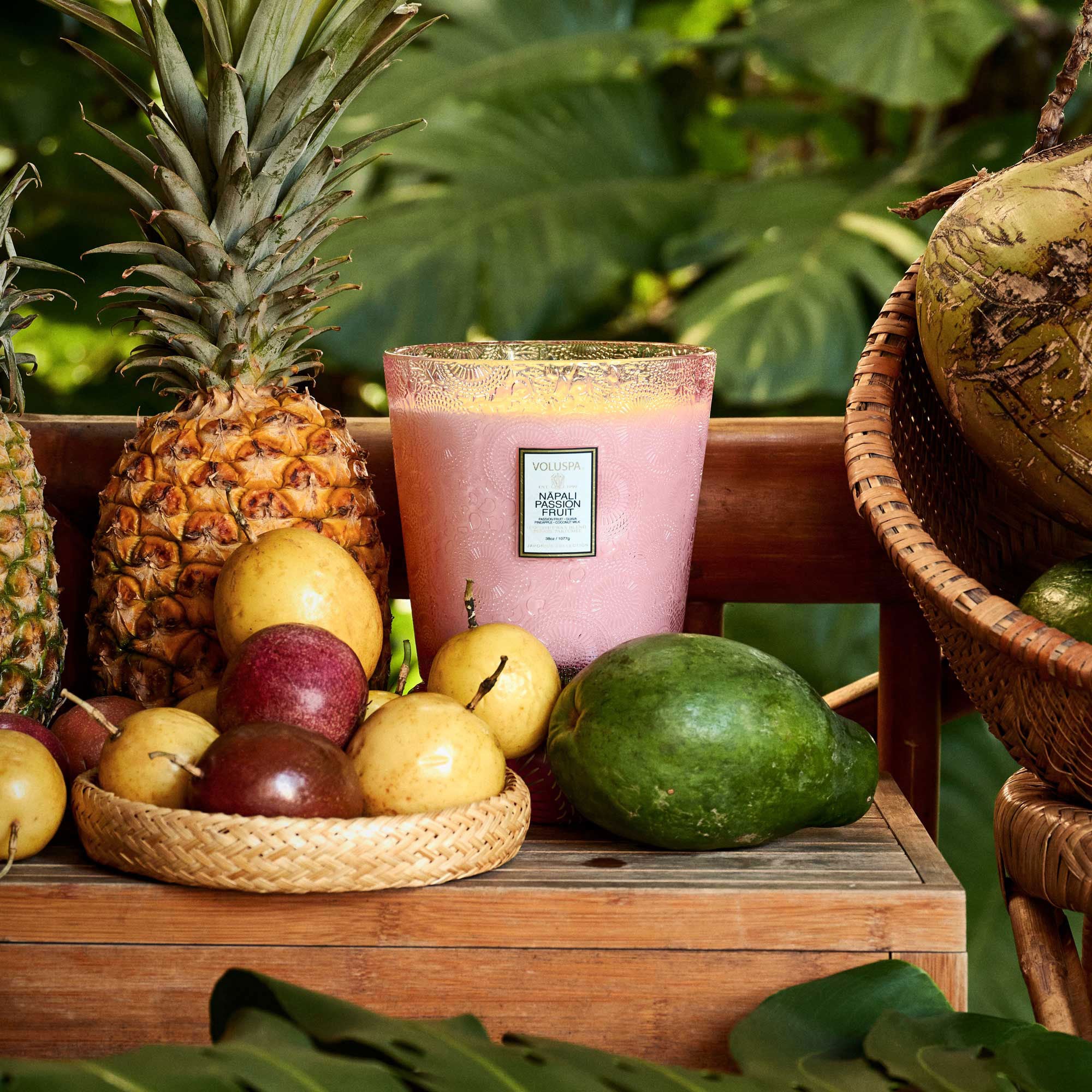 Vela Perfumada NAPALI PASSION FRUIT 3 Pavios – imagem 3