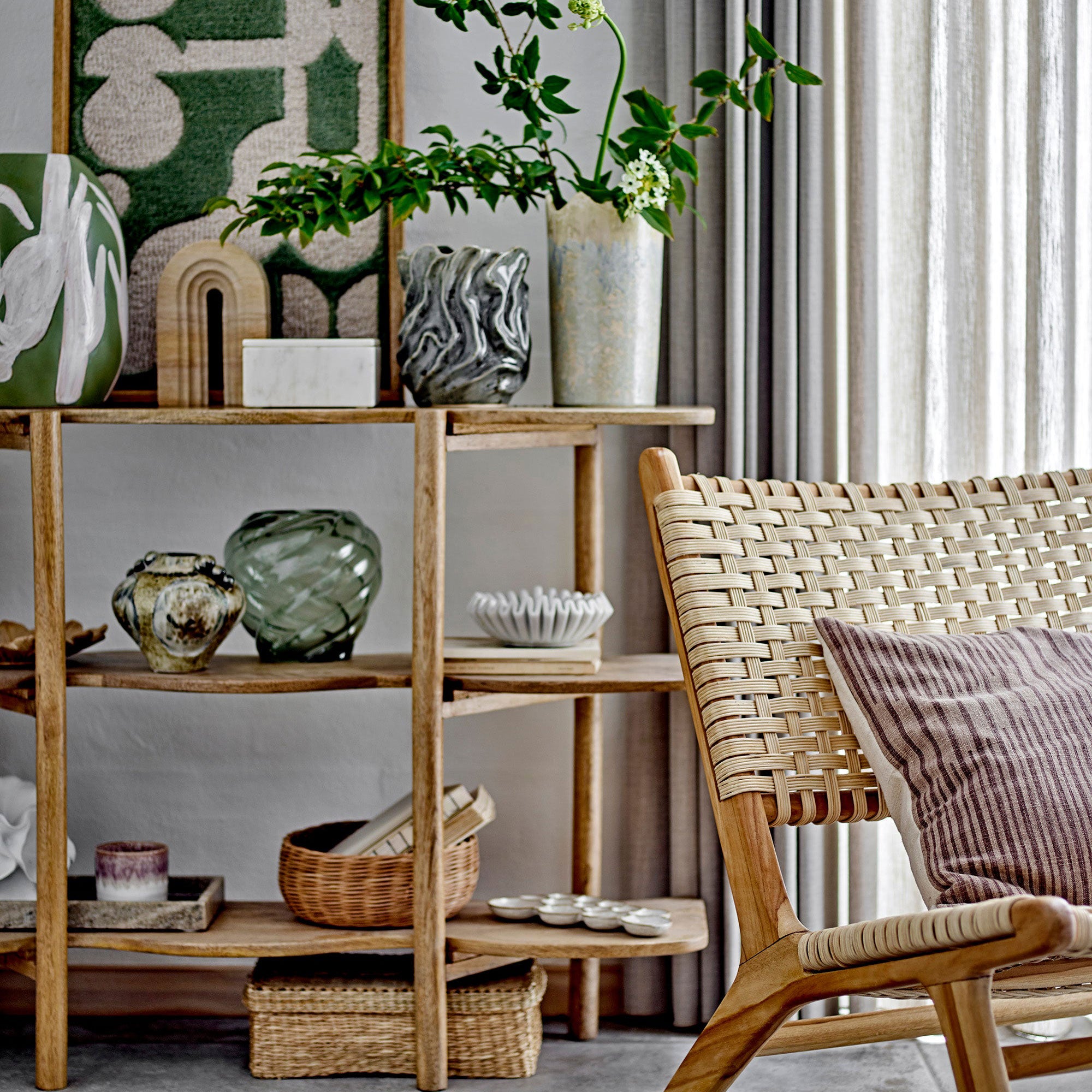 Jarra Decorativa SOUMIA DECO Cinza – imagem 2