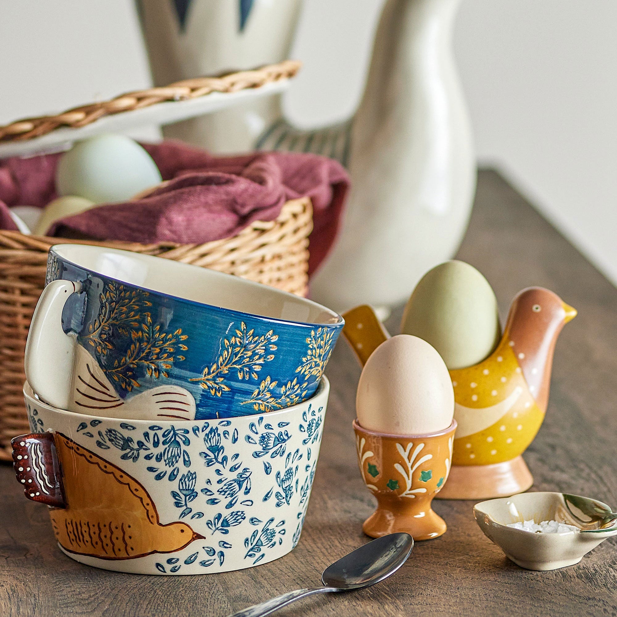 Taça Decorativa HEZHA em Azul – imagem 3