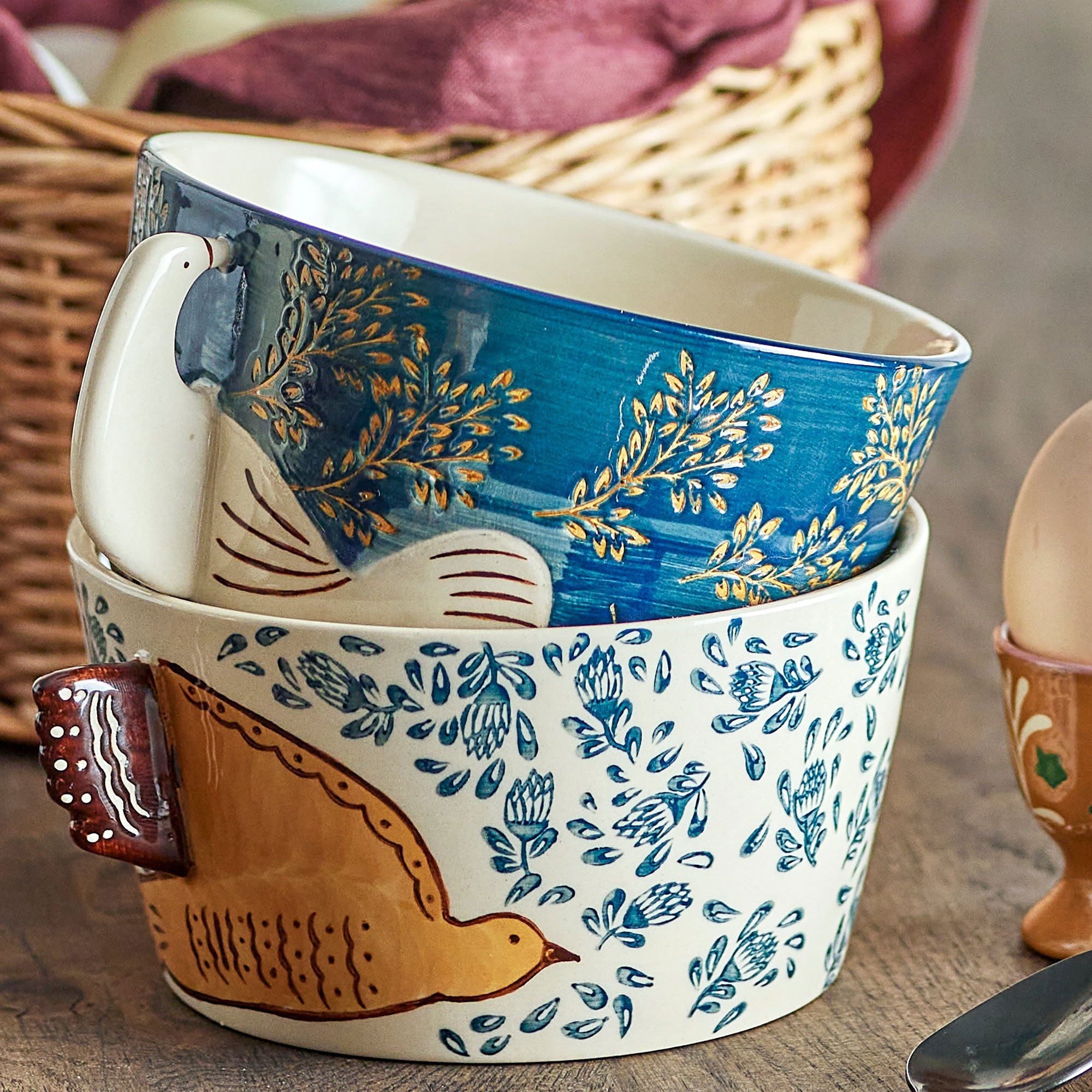 Taça Decorativa HEZHA em Azul – imagem 4