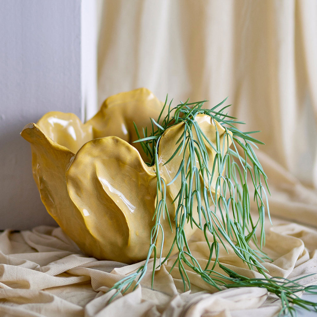 Bowl Decorativo BASTIEN Amarelo amarelo – imagem 2