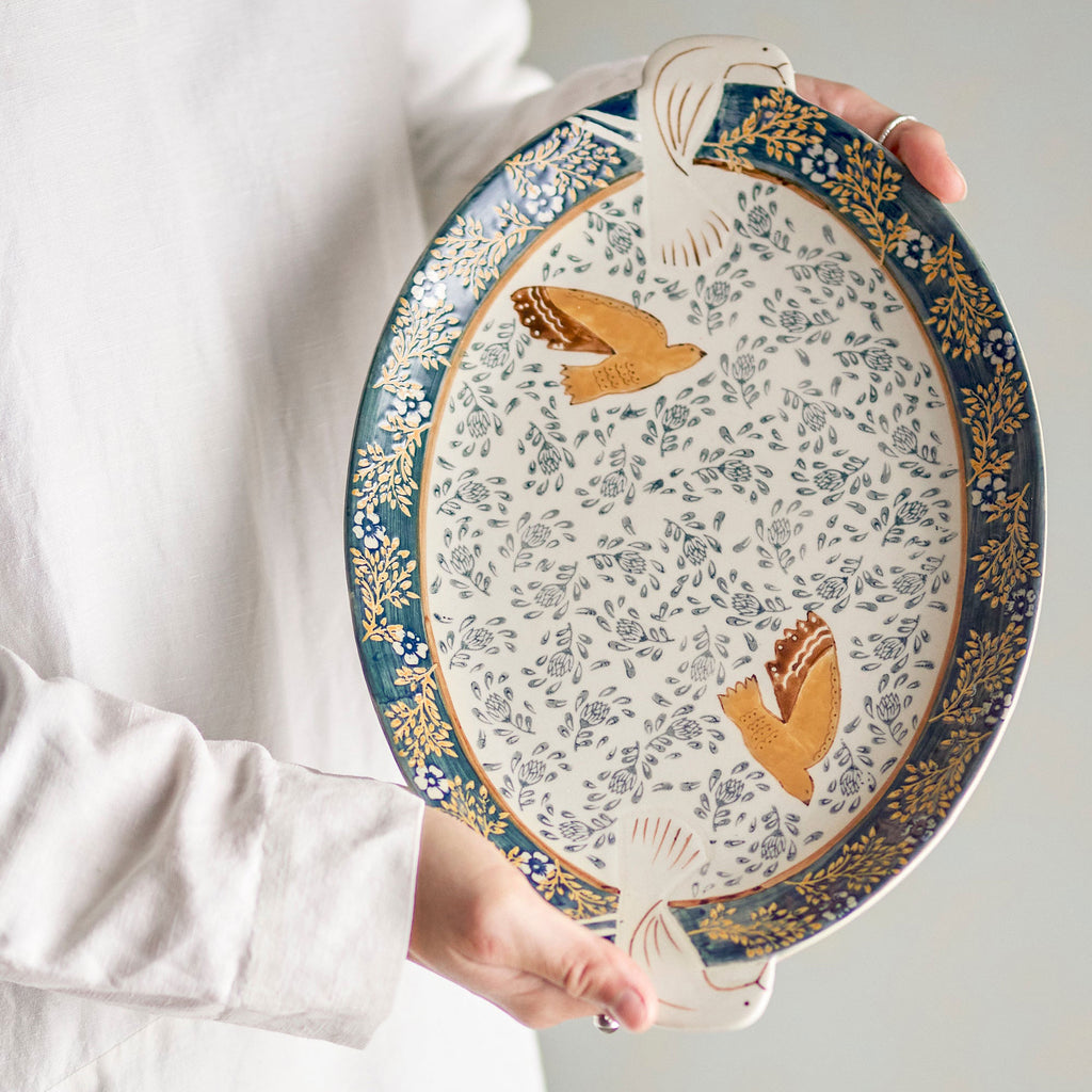 Tabuleiro Decorativo HEZHA Azul – imagem 3