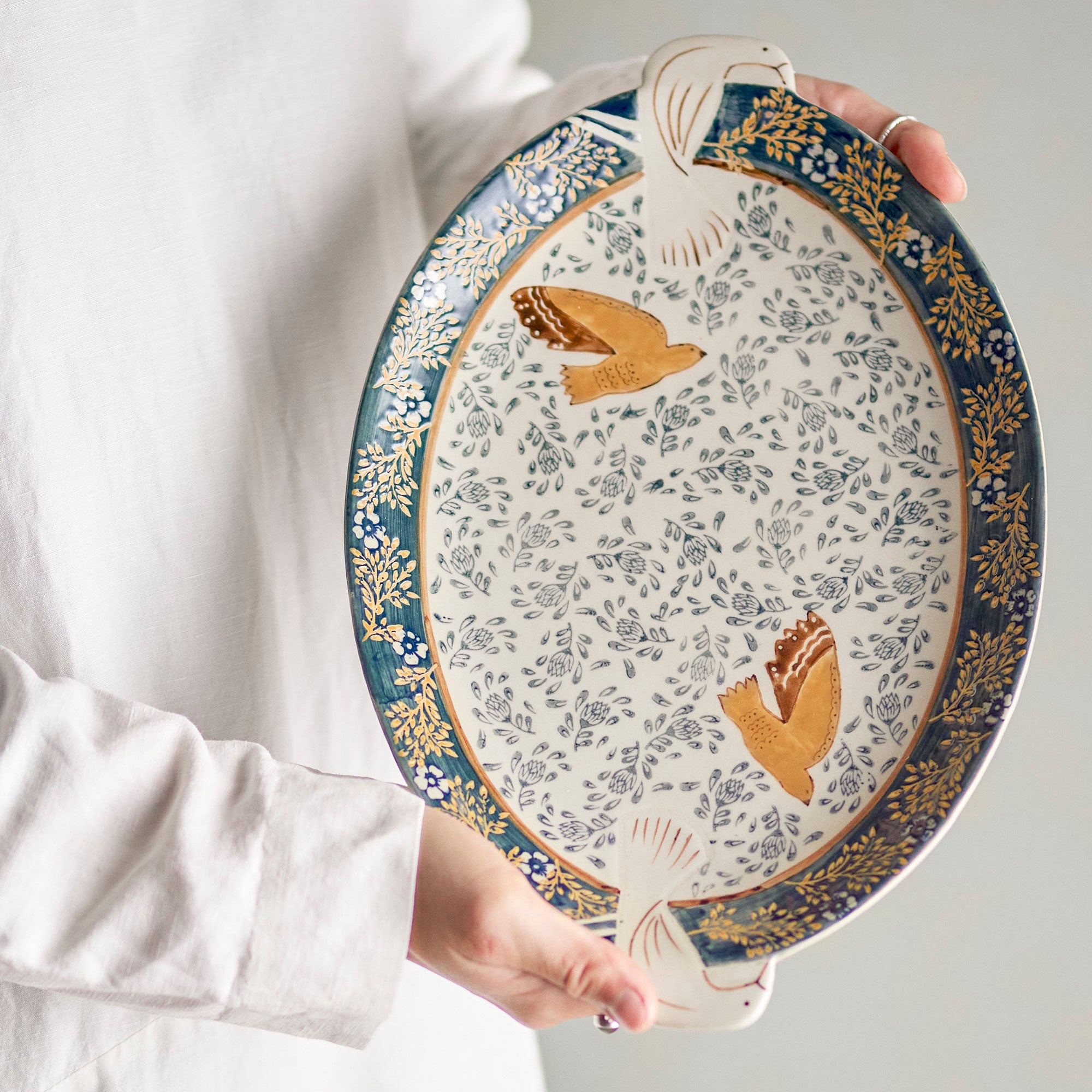 Tabuleiro Decorativo HEZHA Azul – imagem 3