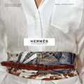 Livro decorativo Hermès Philosophy capa elegante laranja