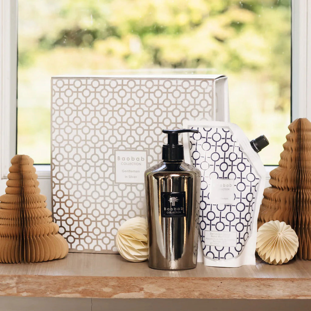 Caixa de Presente Gel de Mãos 350ml GENTLEMEN IN SILVER