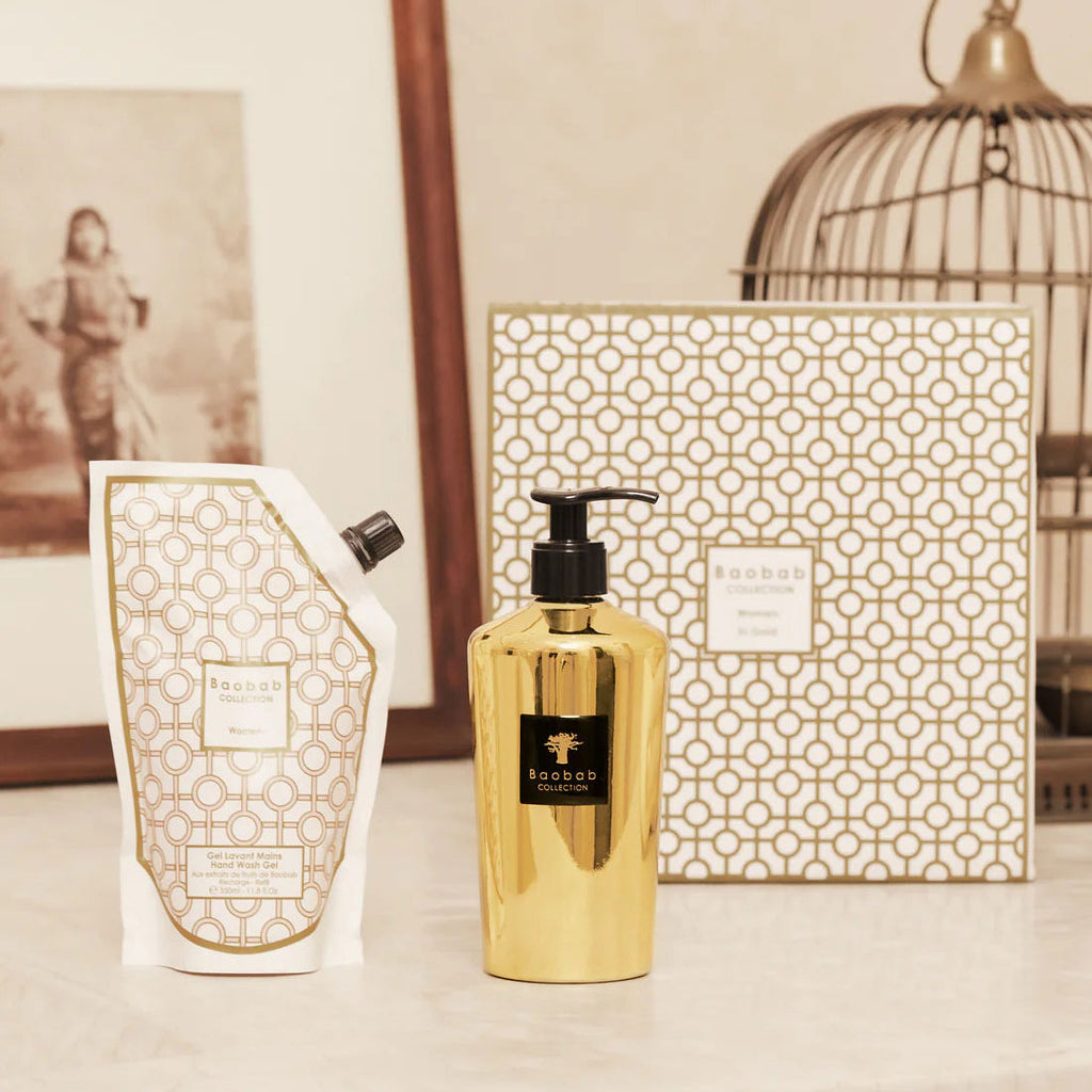Gel de Limpeza para Mãos WOMEN IN GOLD com Refil 350ml