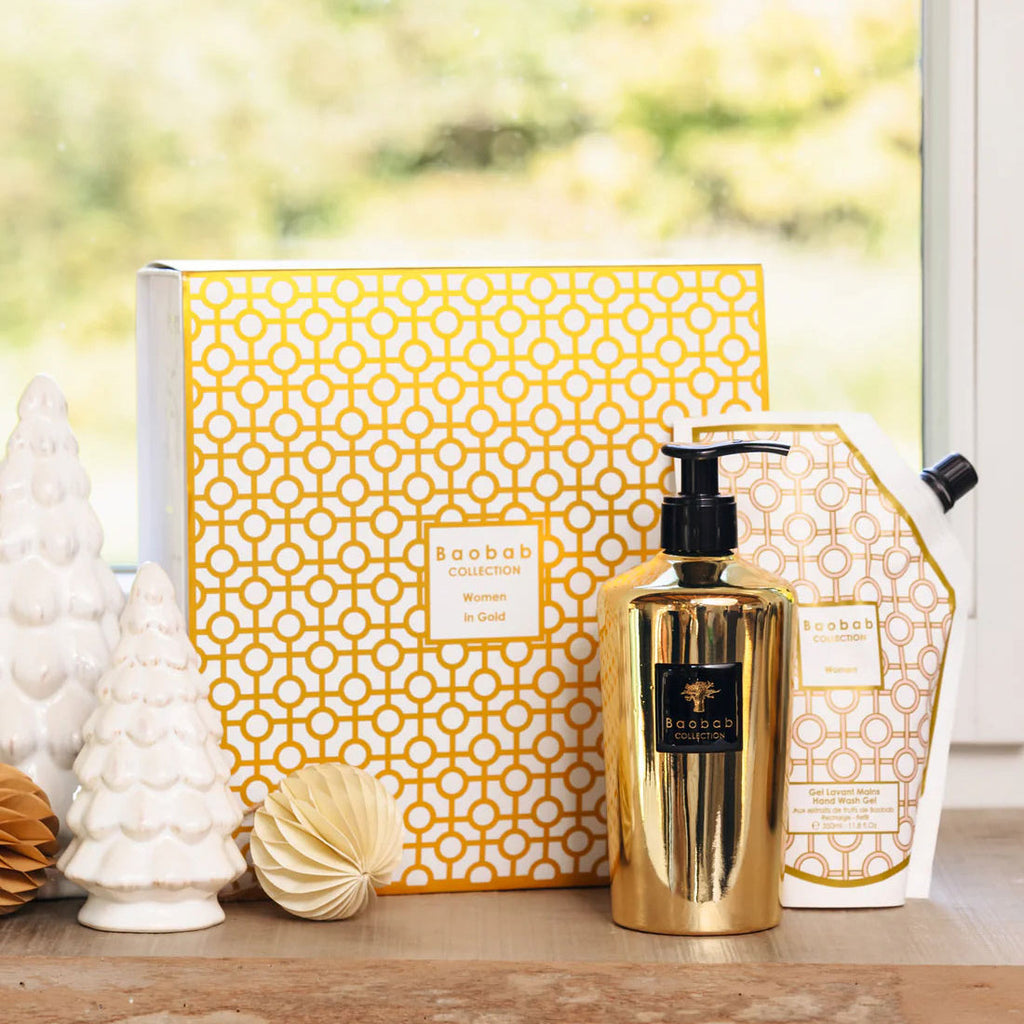 Gel de Limpeza para Mãos WOMEN IN GOLD com Refil 350ml – imagem 2