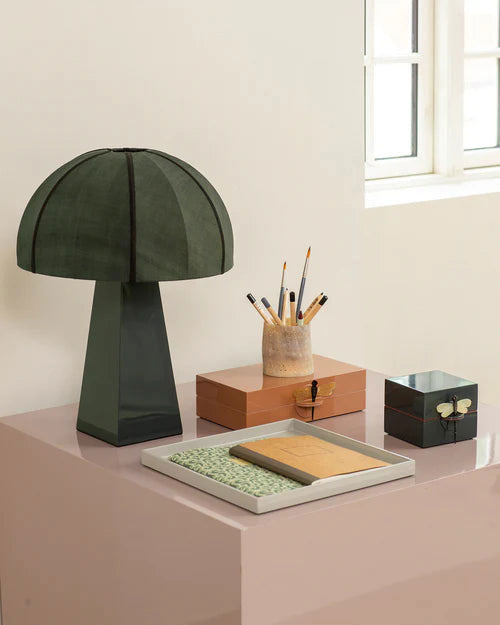 Caixa Lacada Decorativa LIBÉLULA Tamanho S bege, preto, terra, verde e paixao – imagem 22
