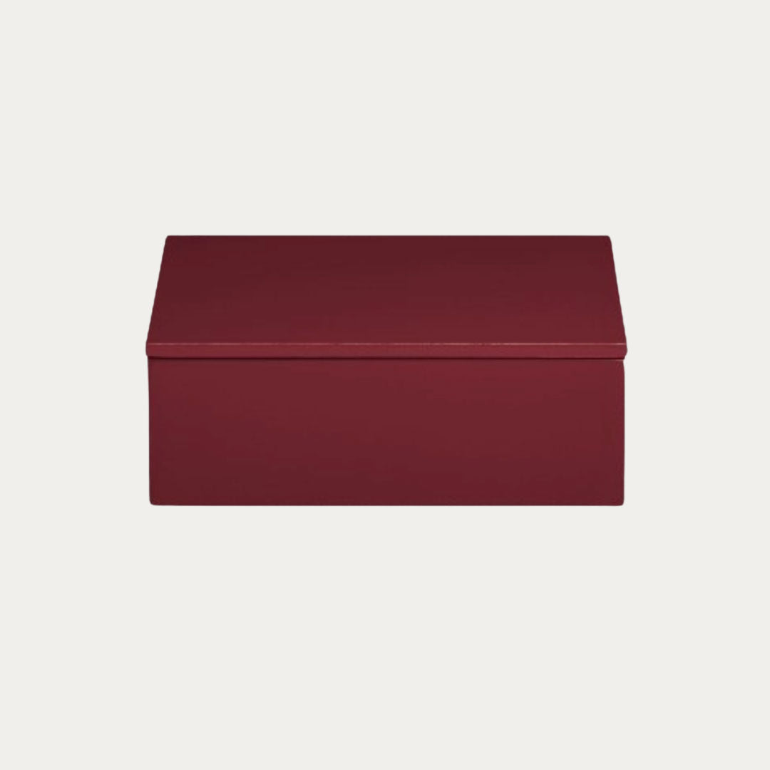 Caixa de laca LUX quadrada 19x19 cm lacada