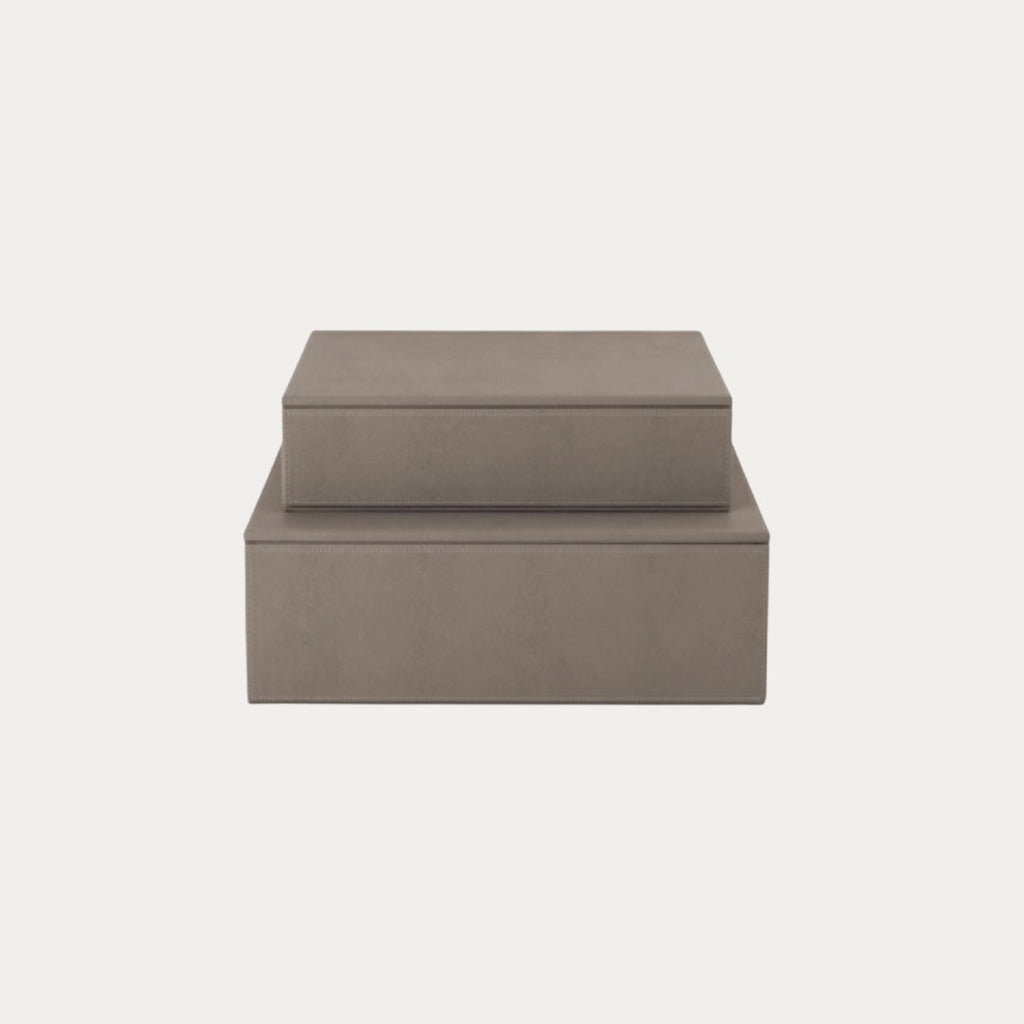 Conjunto 2 caixas decorativas STING tamanho M em madeira