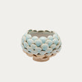 Jarra CHAKRA CONCHIGLIE com padrão de conchas decorativas