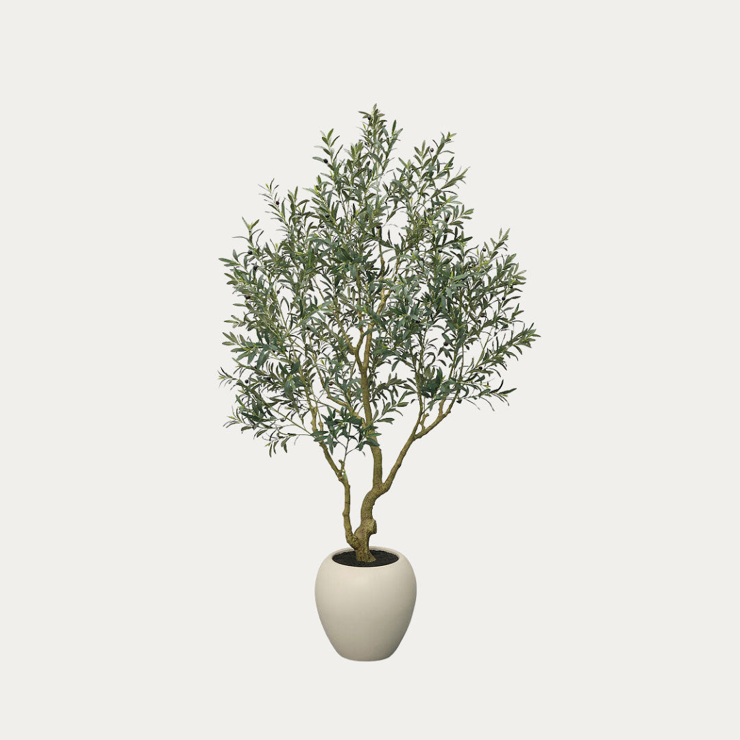 Árvore artificial Oliveira com vaso decorativo incluído