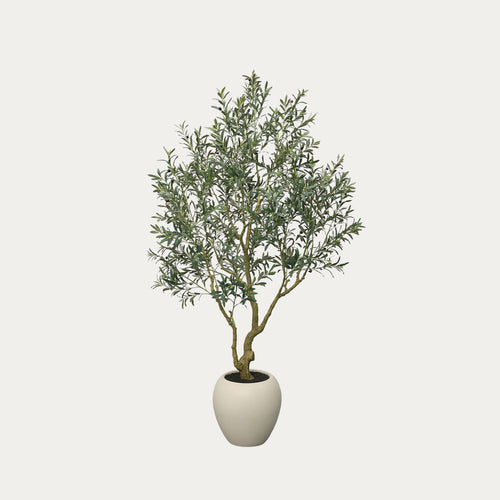 Árvore artificial Oliveira com vaso decorativo incluído