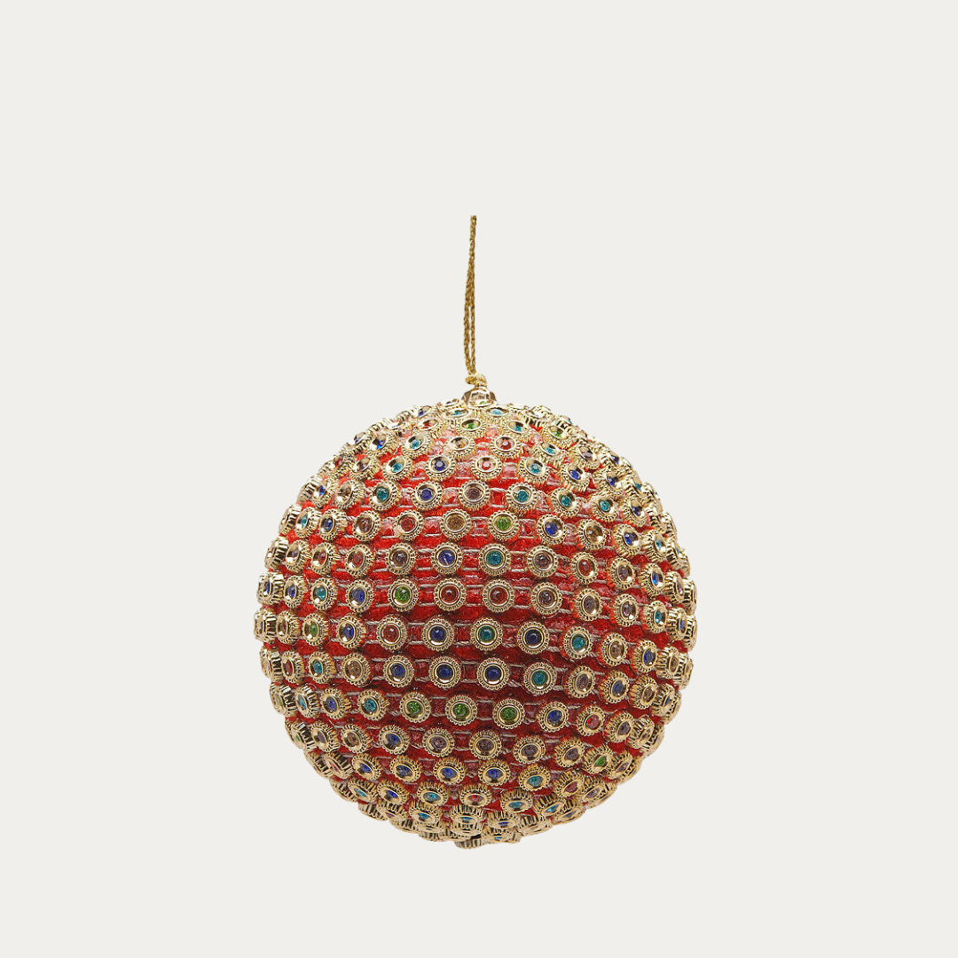 Bola decorativa INFINITY com padrão geométrico