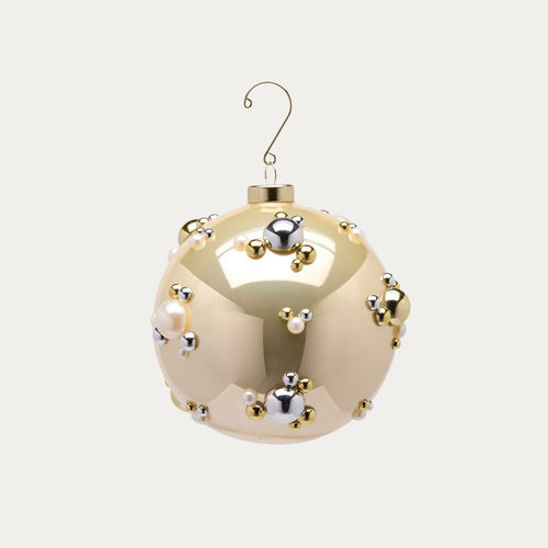 Bola decorativa BOLLE em vidro transparente