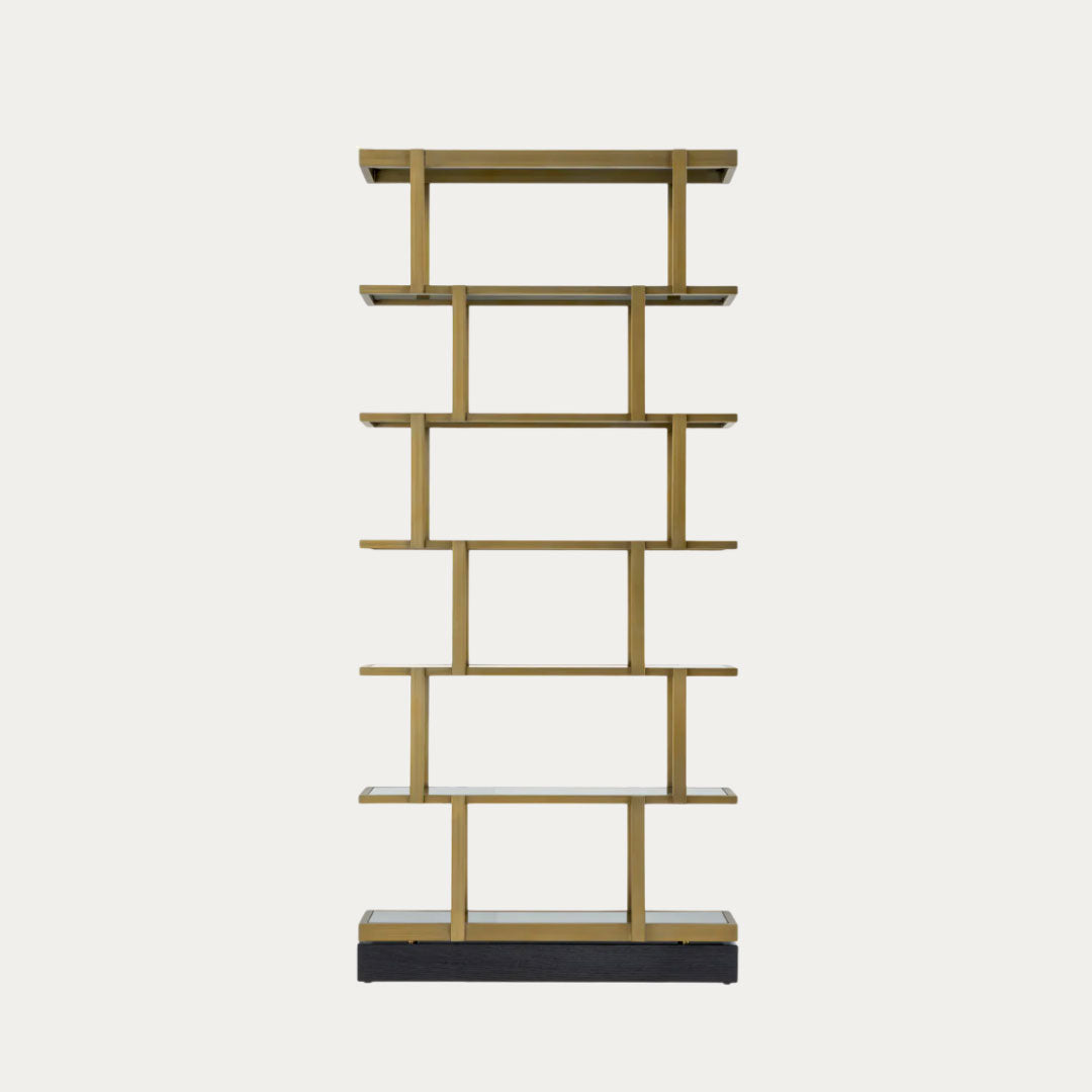 Estante Decorativa NESTO ouro e bege – imagem 2