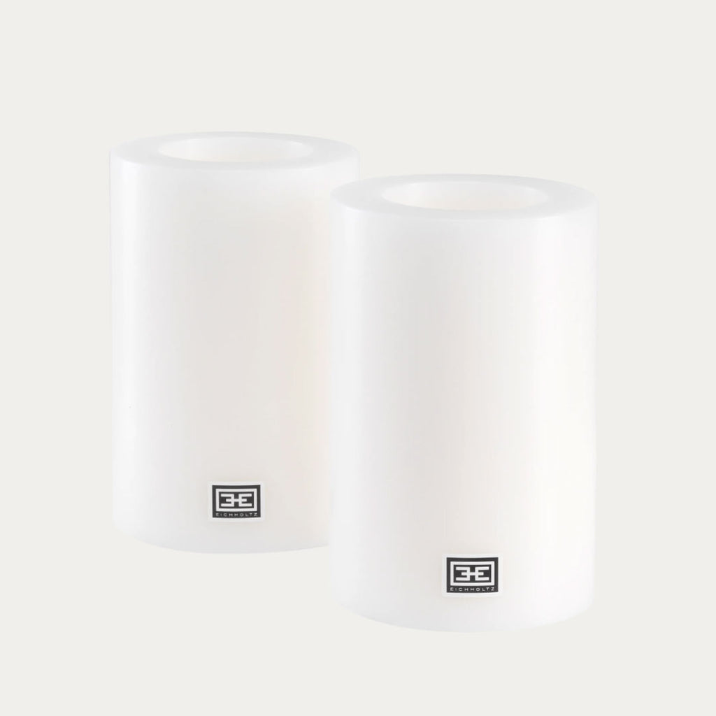 Conjunto de Velas Artificiais Decorativas 15 cm golden