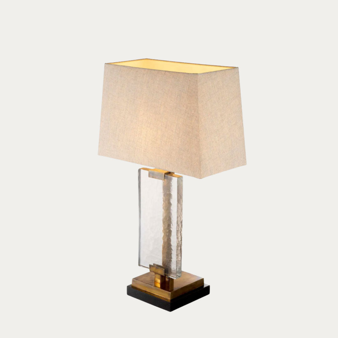 Candeeiro de Mesa JAMES bege, golden, branco e ouro – imagem 2