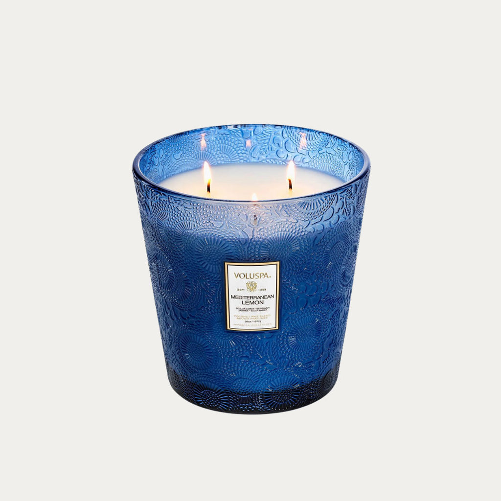 Vela Perfumada MEDITERRANEAN LEMON 3 Pavios