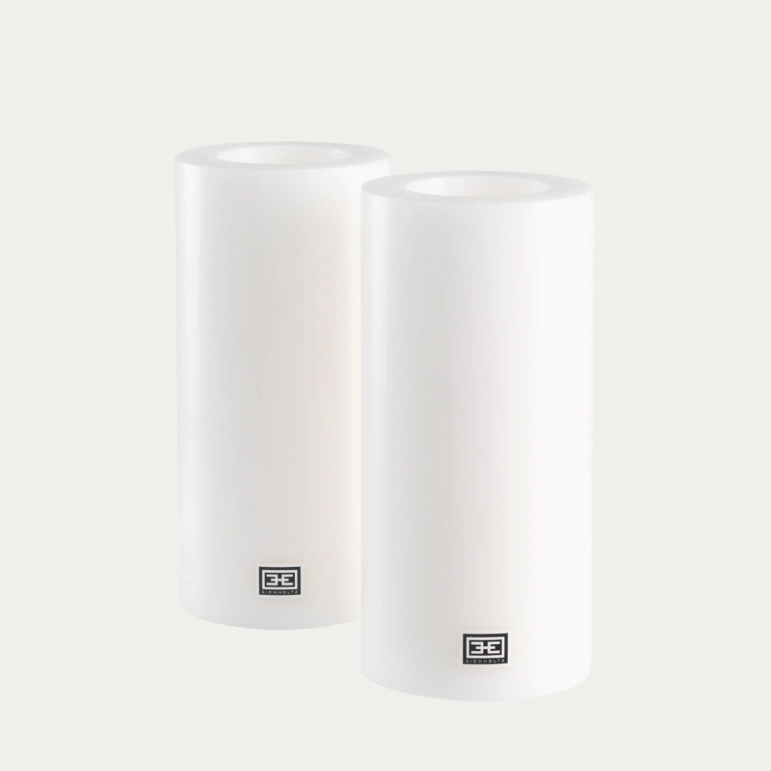 Conjunto de Velas Artificiais Decorativas 21 cm golden