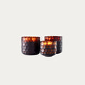 Vela perfumada CIRCLE AMBER Sage em copo redondo âmbar