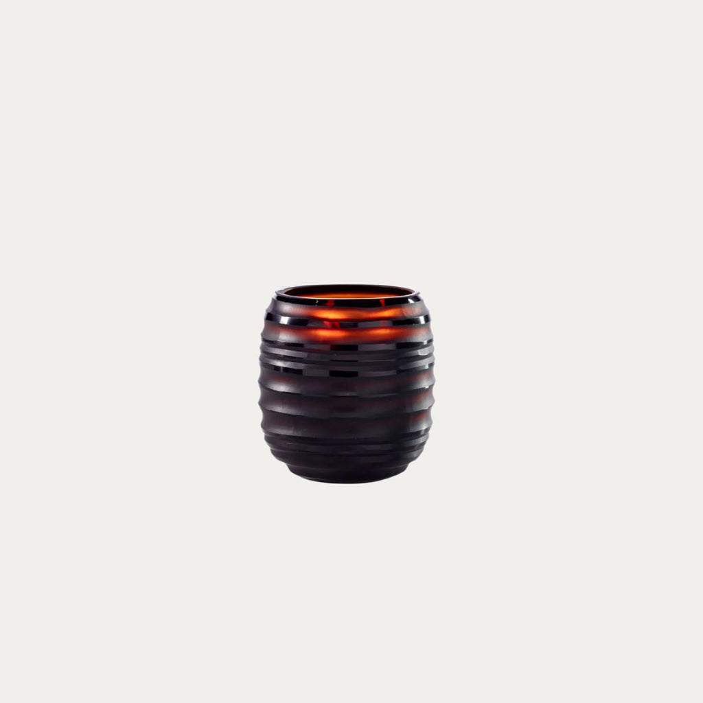 Vela perfumada SPHERE ÂMBAR Safari em recipiente esférico âmbar