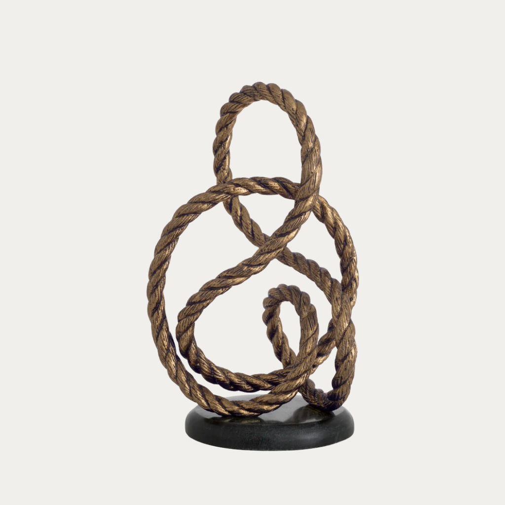 Acessório Decorativo CORWYN castanho, preto e ouro – imagem 2