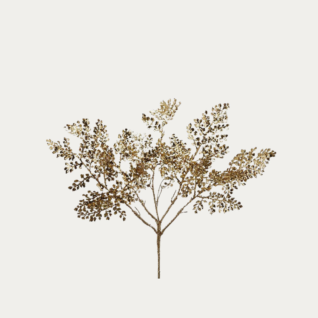 Ramo decorativo METALLIZ com acabamento metalizado