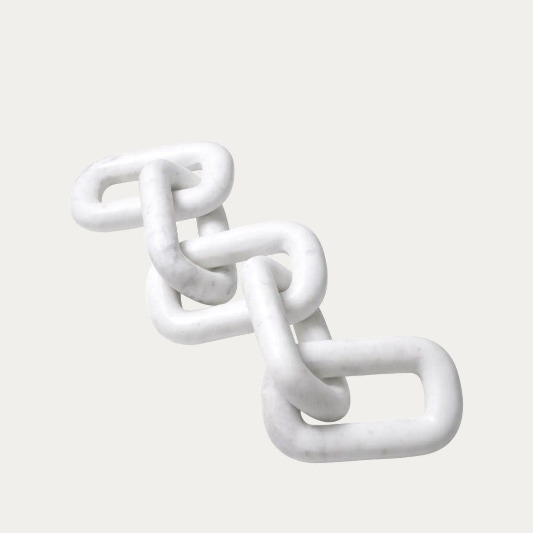 Figura Decorativa SALDA branco e bege – imagem 2