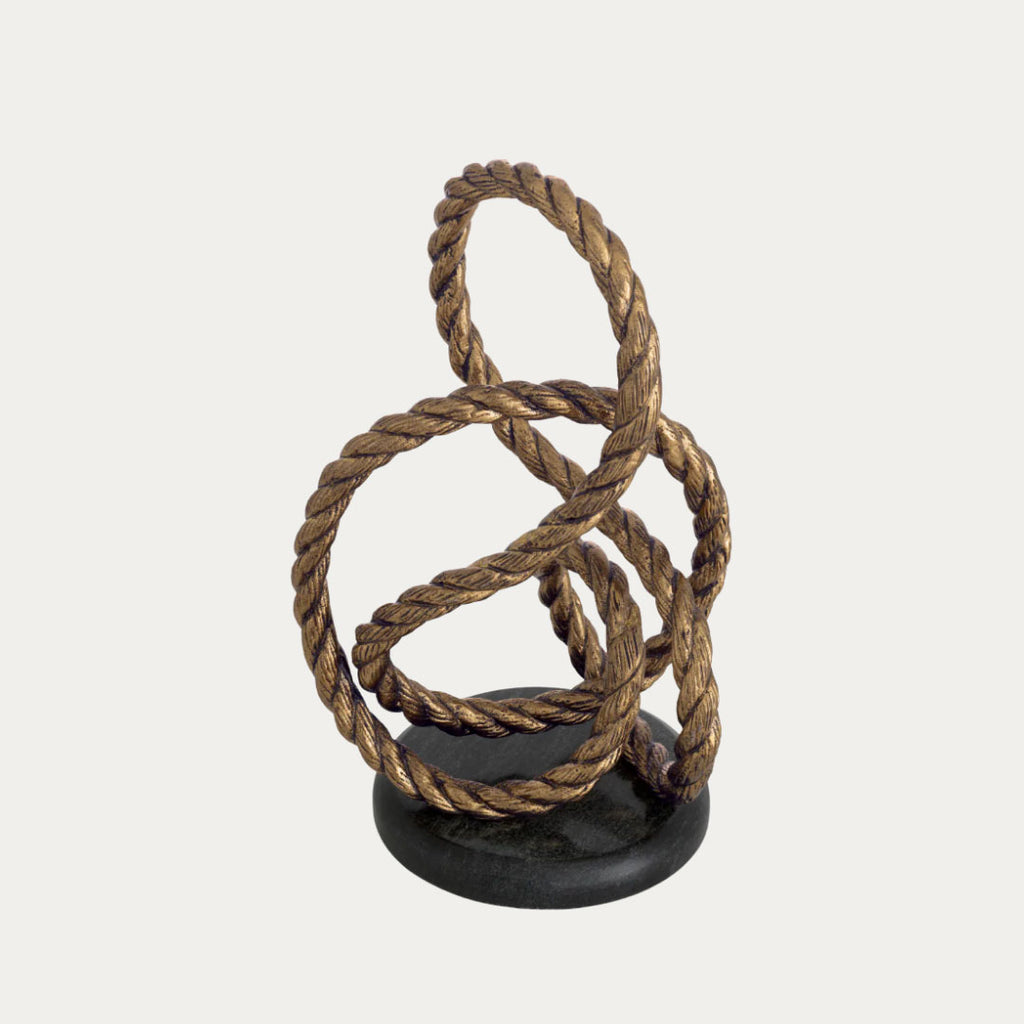 Acessório Decorativo CORWYN castanho, preto e ouro – imagem 4