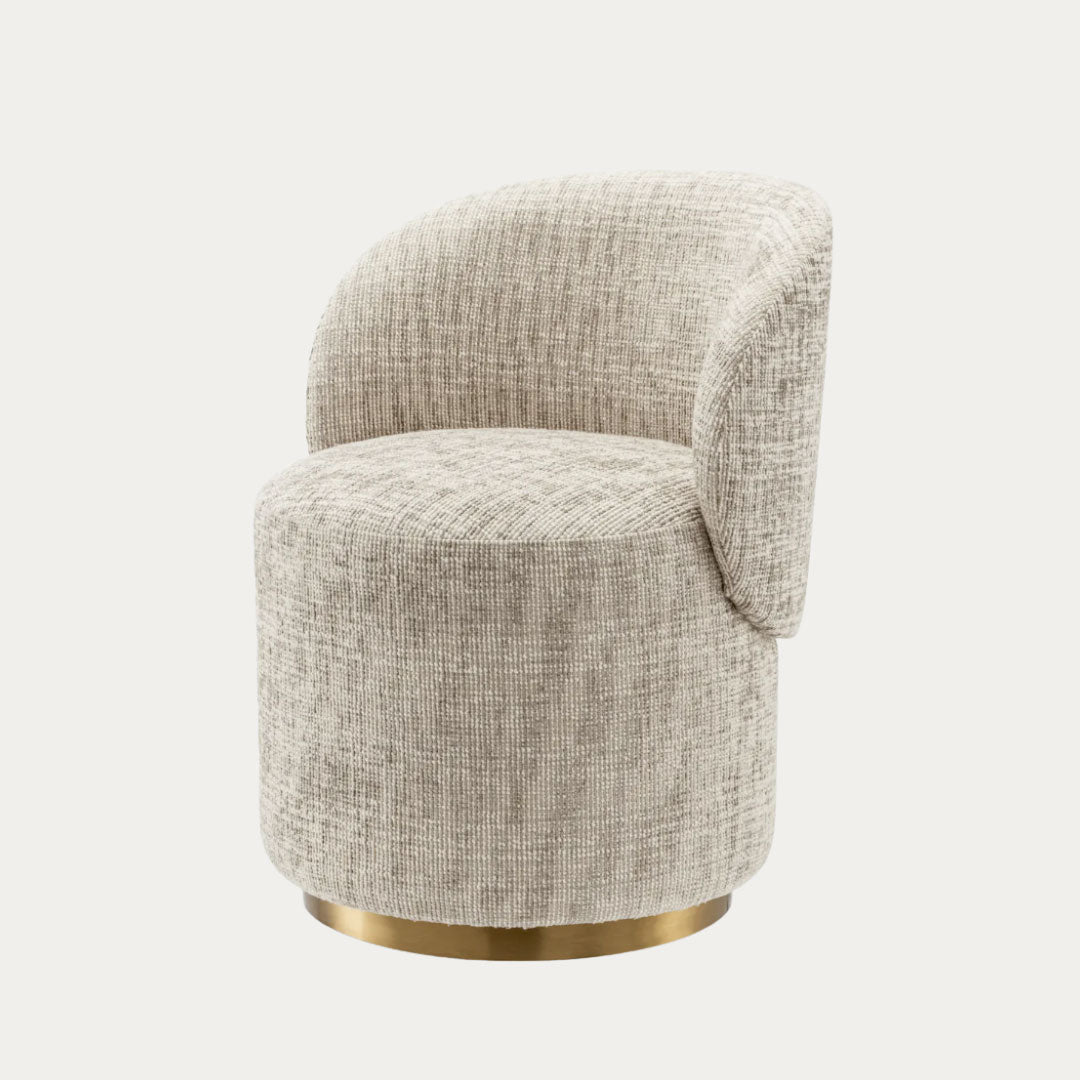 Cadeira GREER estofada de design contemporâneo