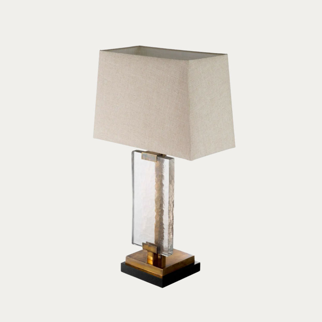 Candeeiro de Mesa JAMES bege, golden, branco e ouro – imagem 5