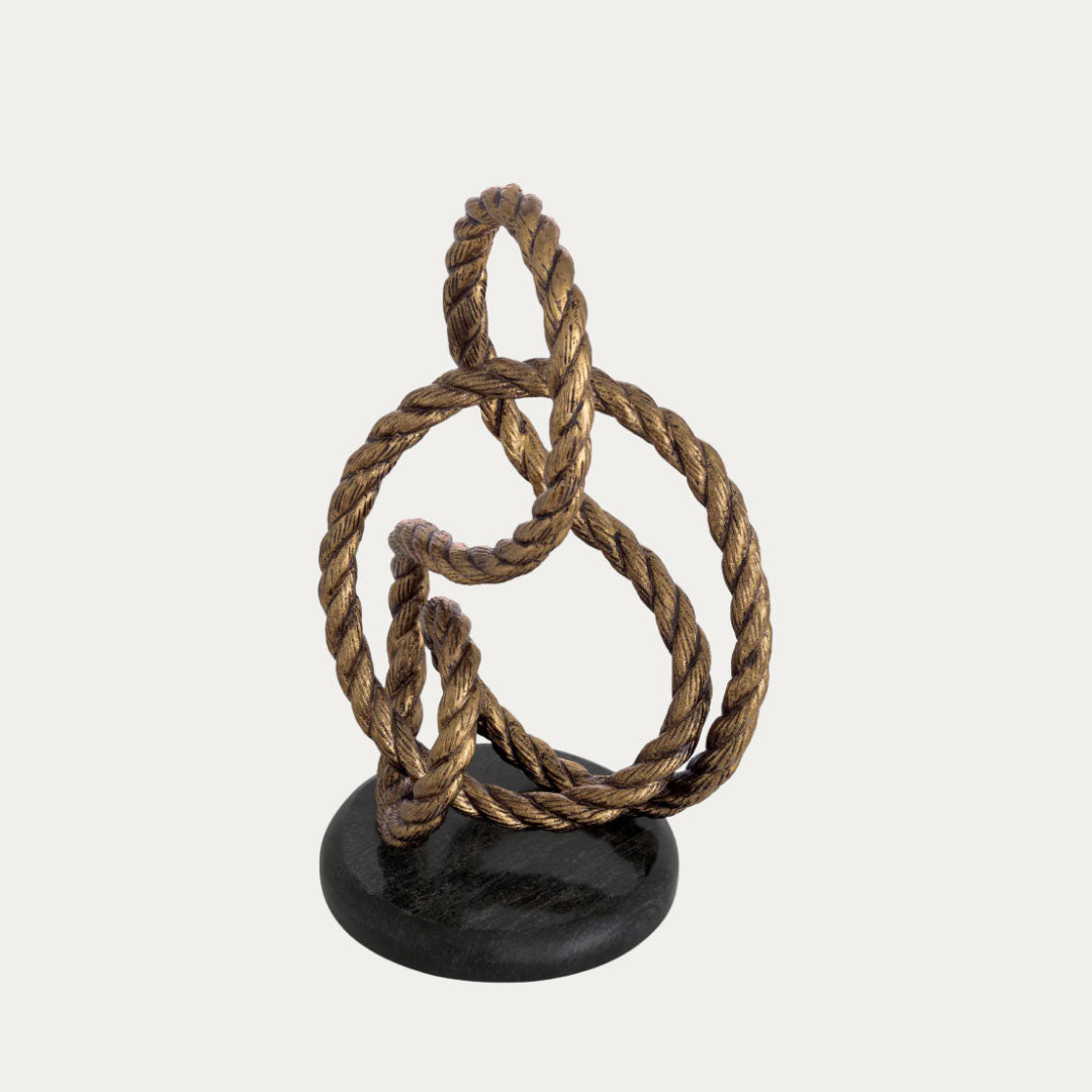 Acessório Decorativo CORWYN castanho, preto e ouro – imagem 5